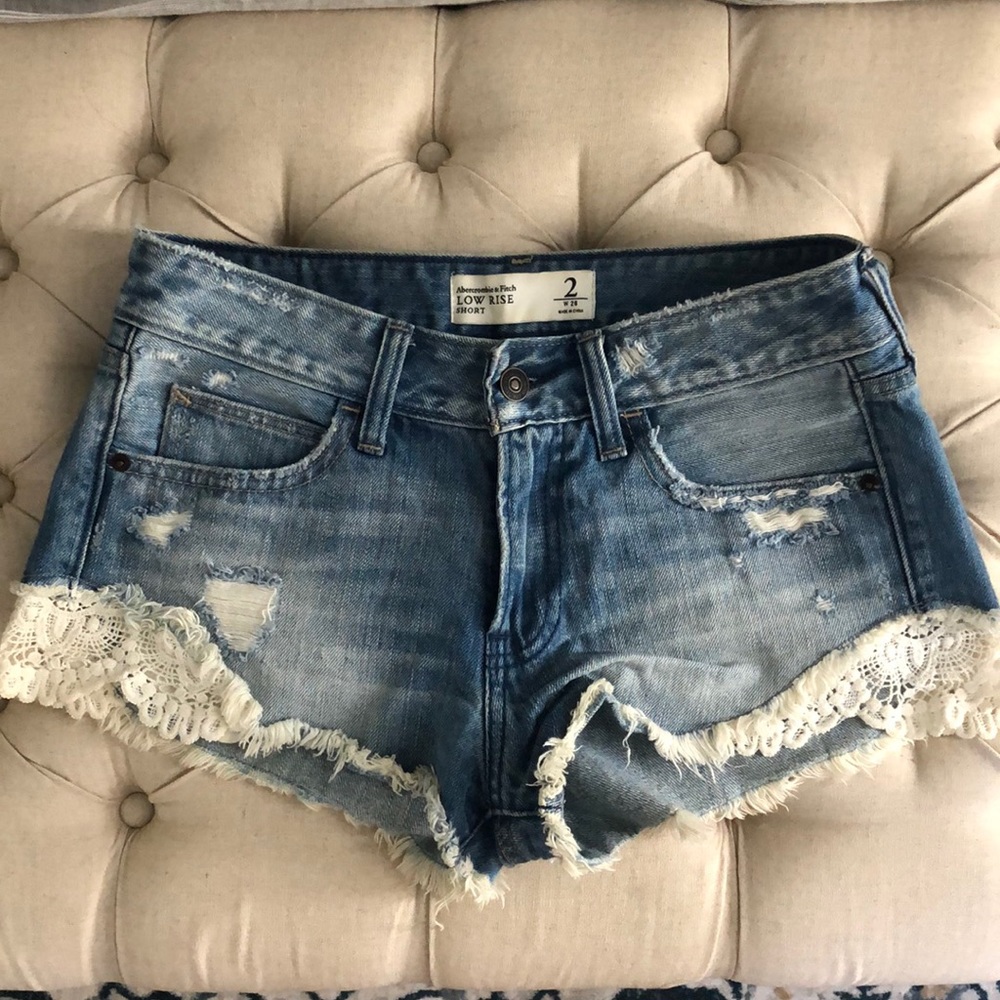 Abercrombie jean shorts